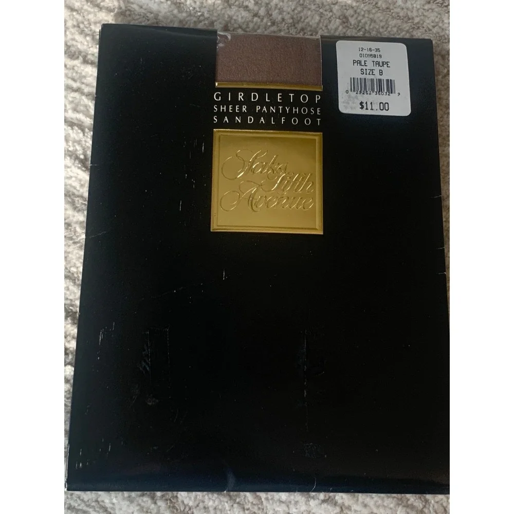 Vintage Christian Dior &‎ Saks Fifth Avenue Pantyhose Lot 5 Pairs Sheer NIP NOS